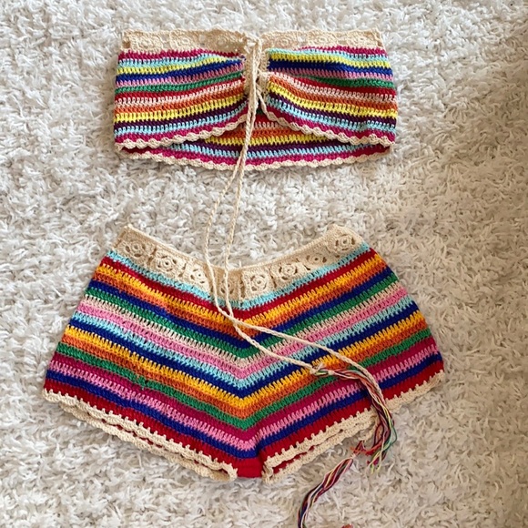 Pants - Never Worn- Custom Crochet Two Piece